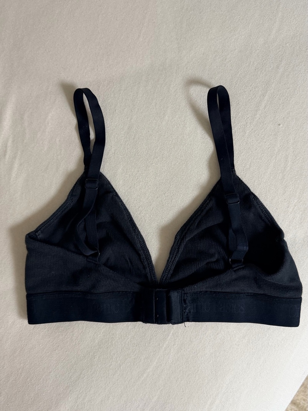 Organic Basics Cotton
Core Rib Triangle Bralette - Picture 3 of 4